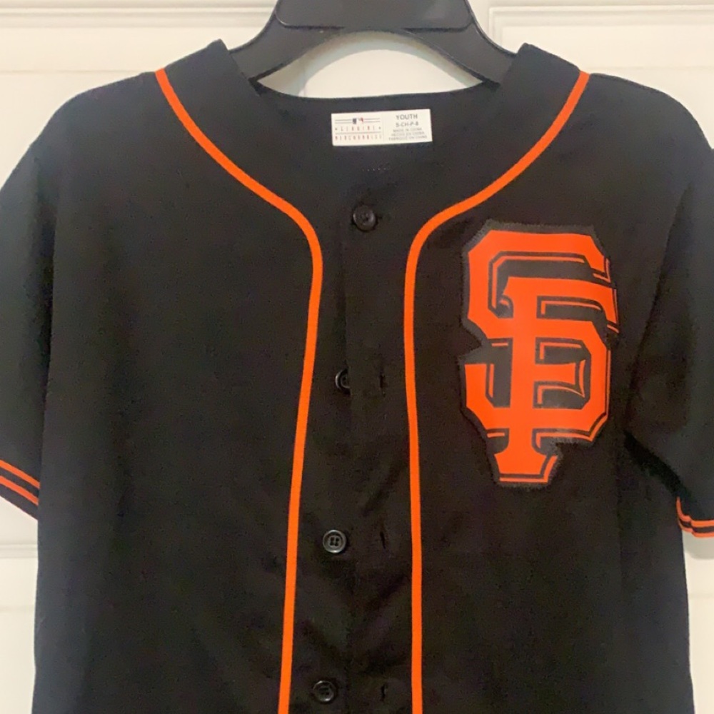 Youth SF GIANTS JERSEY SMALL 8